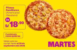 Tambo Pizzas Familiares oferta