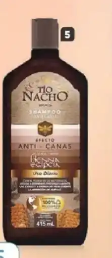 Azzorti Tío Nacho Shampoo Anti-Canas Henna Egipcia oferta