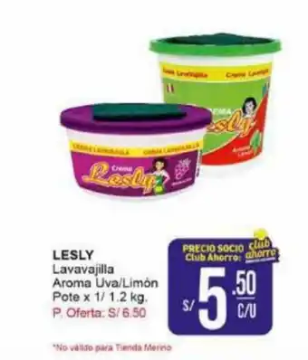 Mayorsa Lesly Lavavajilla Aroma Uva / Limon Pote x 1 / 1.2kg oferta