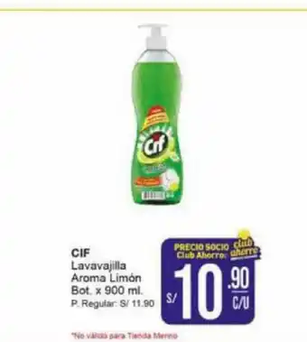 Mayorsa CIF Lavavajilla Aroma Limon bot x 900ml oferta
