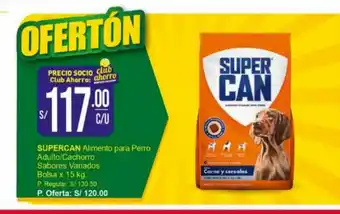 Mayorsa Supercan Alimento para Perro Adulto/Cachorro Sabores Variados Bolsa x 15kg oferta