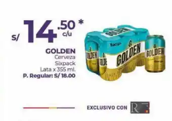 Mayorsa Golden Cerveza Sixpack Lata x 355 ml oferta