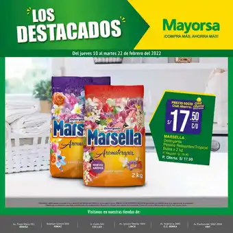 Mayorsa Marsella Detergente Petalos Relajantes / Tropical Bolsa x 2kg oferta