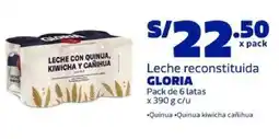 Makro Gloria leche reconstituida oferta