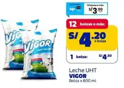 Makro Vigor leche uht oferta