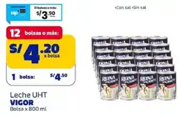 Makro Reina del Campo Leche UHT Vigor oferta
