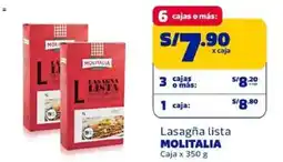 Makro Molitalia lasagna lista oferta