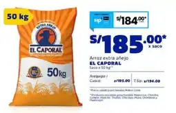 Makro El Caporal arroz extra añejo oferta