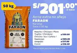 Makro Faraon arroz extra nir añejo naranja oferta