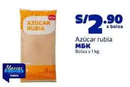 Makro M&K azúcar rubia oferta