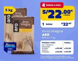 Makro Aro arroz integral oferta