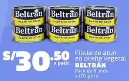 Makro Beltrán filete de atún en aceite vegetal oferta