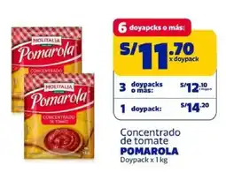 Makro Pomarola concentrado de tomate oferta
