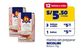 Makro Nicolini harina sin preparar oferta