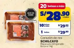 Makro Schilcayo Corazón de res Macerado refrigerado oferta