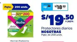 Makro Nosotras protectores diarios oferta