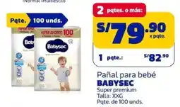 Makro Babysec pañal para bebé super premium oferta