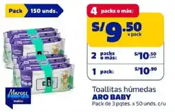Makro Aro baby toallitas húmedas oferta