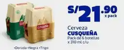 Makro Cusqueña Cerveza oferta