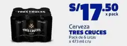Makro Cerveza TRES CRUCES oferta
