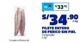 Makro Filete entero de perico sin piel oferta