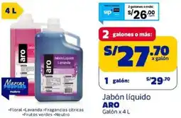 Makro Aro jabón líquido oferta