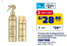 Makro Pantene crema de tratamiento sin enjuague / protector multibeneficios oferta