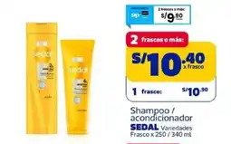 Makro Sedal shampoo / acondicionador oferta