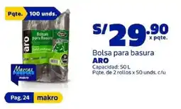 Makro Aro bolsa para basura oferta