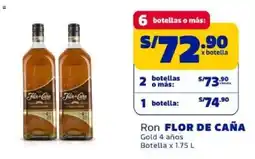Makro Ron Flor de Caña Gold 4 años oferta