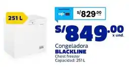 Makro Blackline congeladora oferta