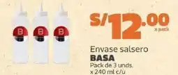 Makro Basa envase salsero oferta