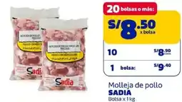 Makro Sadia molleja de pollo oferta