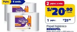 Makro Rendipel papel higiénico oferta