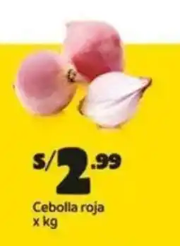Plaza Vea Cebolla roja oferta