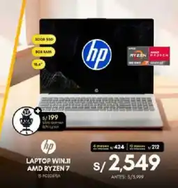 La Curacao Hp laptop win.11 amd ryzen 7 oferta