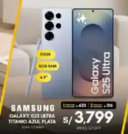 La Curacao Samsung galaxy s25 ultra titanio azul plata oferta