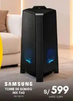 La Curacao Samsung torre de sonido mx-t40 oferta