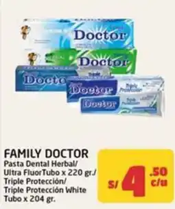 MaxiAhorro Family Doctor Pasta Dental Herbal/ Ultra Fluor oferta