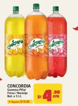 MaxiAhorro Concordia Gaseosa Piña/Fresa/Naranja oferta