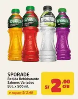 MaxiAhorro Sporade bebida rehidratante sabores variados oferta
