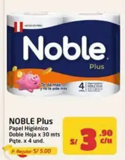 MaxiAhorro Noble Plus Papel Higienico Doble Hoja oferta