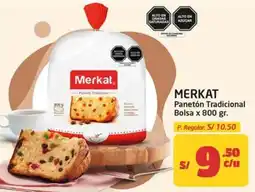 MaxiAhorro Merkat panetón tradicional oferta
