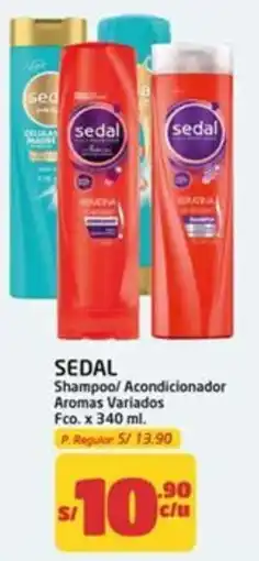 MaxiAhorro Sedal Shampoo/ Acondicionador Aromas Variados oferta