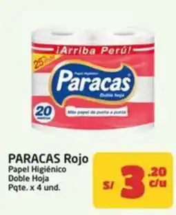 MaxiAhorro Paracas Papel Higiénico Doble Hoja oferta