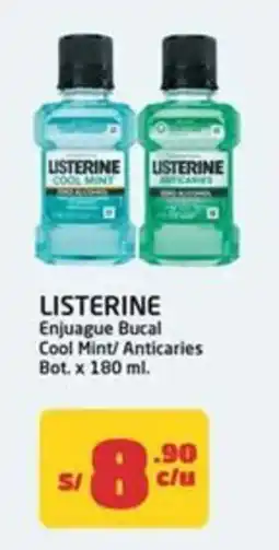 MaxiAhorro Listerine enjuague bucal cool mint/anticaries oferta