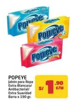 MaxiAhorro Popeye jabón para ropa extra blancura/antibacterial/extra suavidad oferta