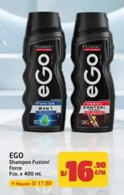 MaxiAhorro Ego shampoo fusion/force oferta