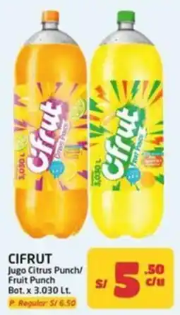 MaxiAhorro Cifrut jugo citrus punch/fruit punch oferta