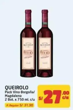 MaxiAhorro Queirolo vino borgoña magdalena oferta